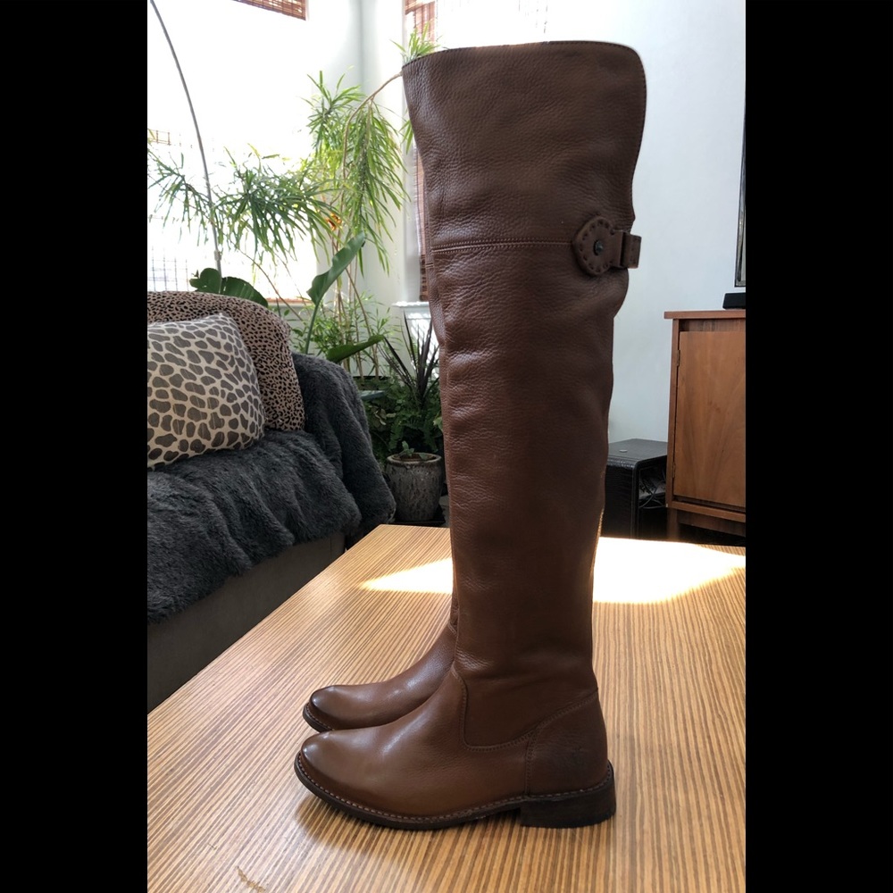 FRYE Shirley Over the Knee Riding Boots NEW